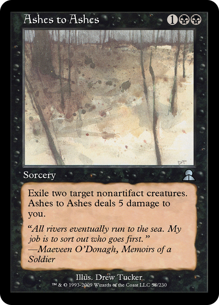 Ashes to Ashes (ME3-058) - Masters Edition III