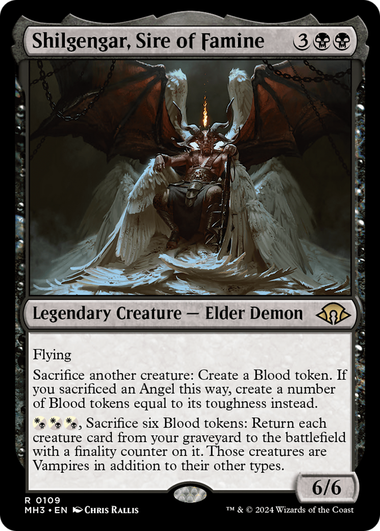 Shilgengar, Sire of Famine⁣ - Modern Horizons 3⁣ (Rare)⁣ [109]