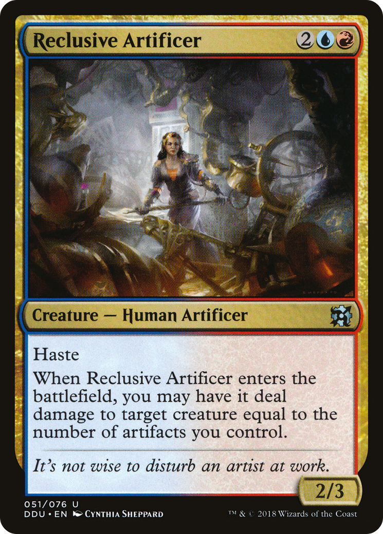 Reclusive Artificer (DDU-051) - Duel Decks: Elves vs. Inventors