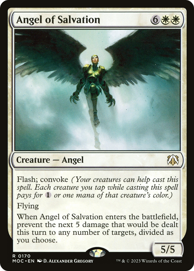 Angel of Salvation⁣ - Commander: March of the Machine⁣ (Rare)⁣ [170]