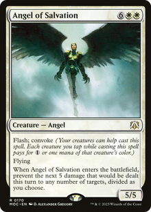 Angel of Salvation⁣ - Commander: March of the Machine⁣ (Rare)⁣ [170]