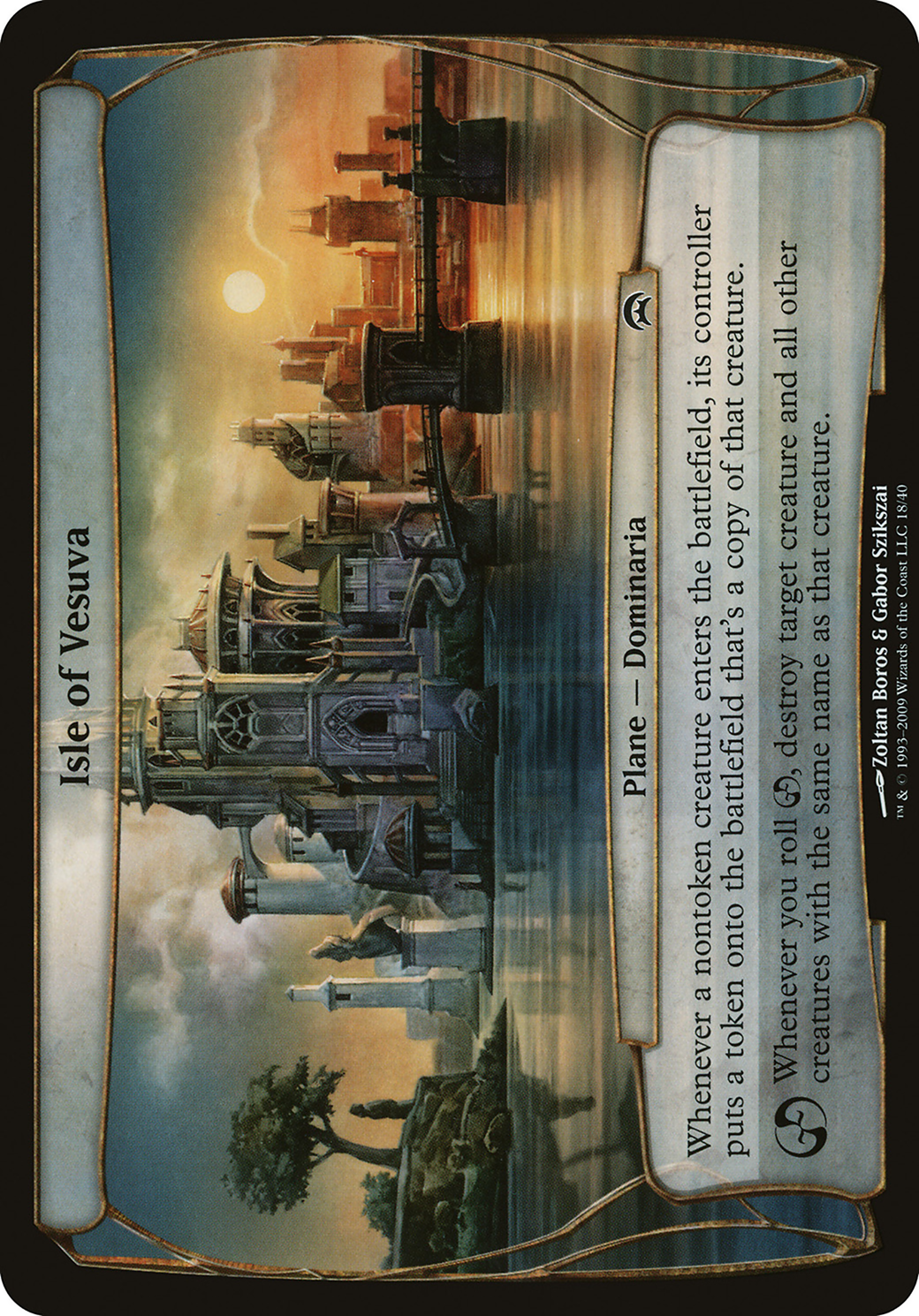 Isle of Vesuva (Planechase) (OVER-018) - Planechase Planes