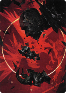 Abrade // Abrade (AVOW-038) - Crimson Vow Art Series (Borderless) Foil