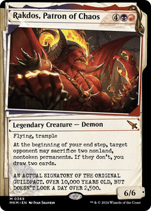 Rakdos, Patron of Chaos (Showcase) (0369) (MKM-369) - Murders at Karlov Manor: (Showcase)
