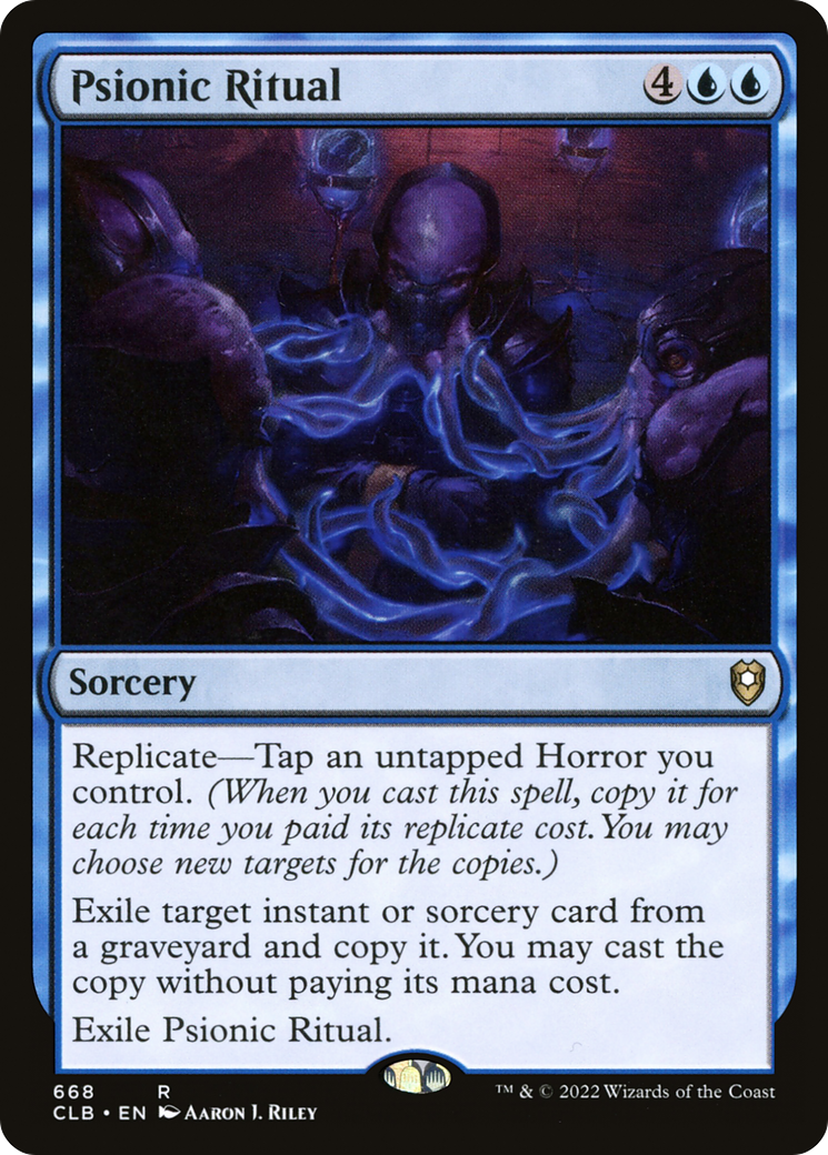 Psionic Ritual (V.1)⁣ - Commander Legends: Battle for Baldur's Gate: Extras⁣ (Rare)⁣ [668]