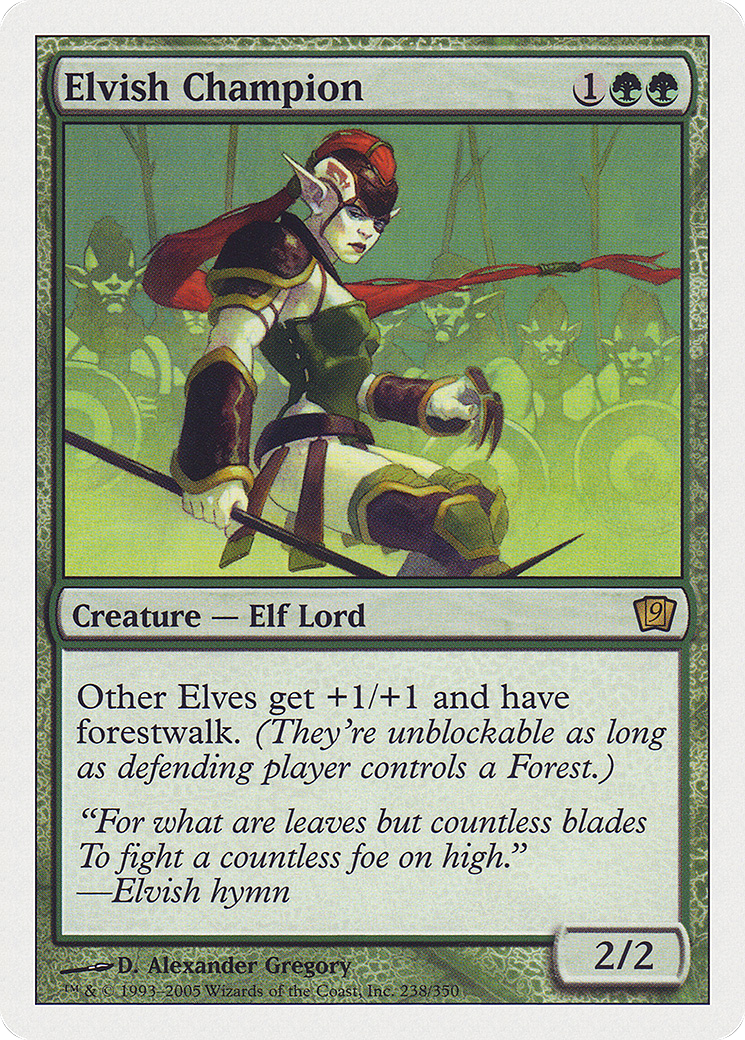 Elvish Champion (9ED-238) - Ninth Edition