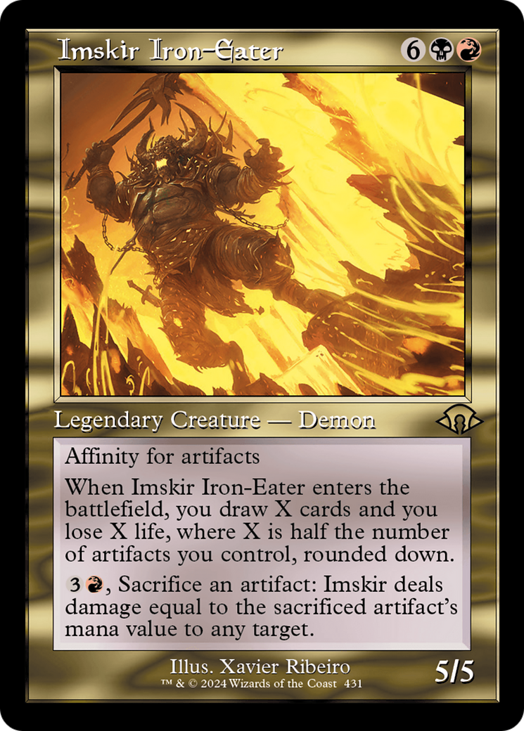 Imskir Iron-Eater (V.2)⁣ - Modern Horizons 3: Extras⁣ (Rare)⁣ [431]