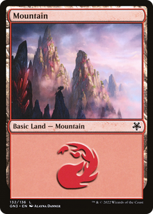 Mountain (V.2)⁣ - Game Night: Free For All⁣ (Land)⁣ [132]