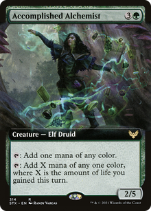 Accomplished Alchemist (Extended Art) (STX-314) - Strixhaven: School of Mages: (Extended Art)