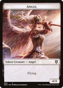 Angel (TONC-002) - Phyrexia: All Will Be One Commander Tokens