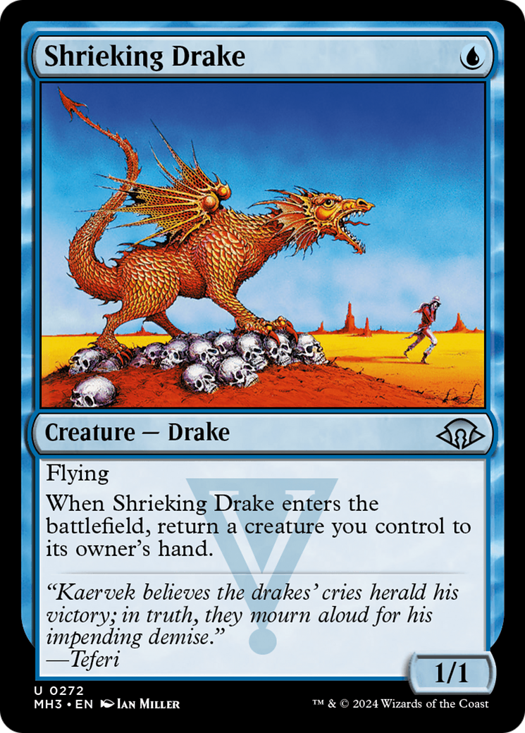 Shrieking Drake⁣ - Modern Horizons 3⁣ (Uncommon)⁣ [272]