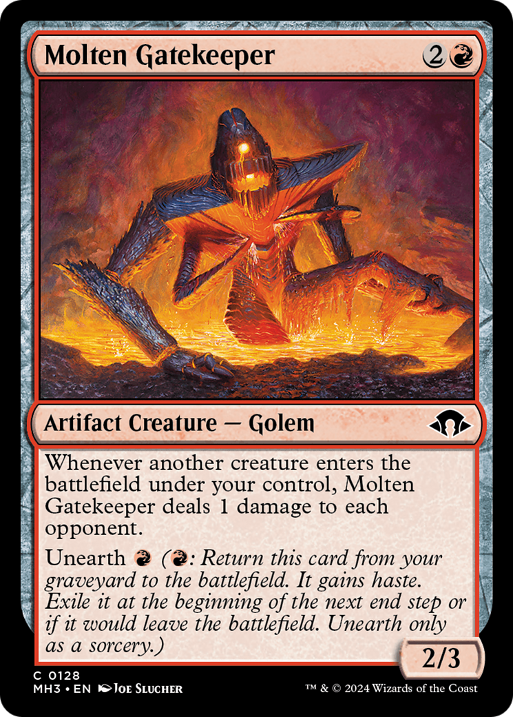 Molten Gatekeeper⁣ - Modern Horizons 3⁣ (Common)⁣ [128]