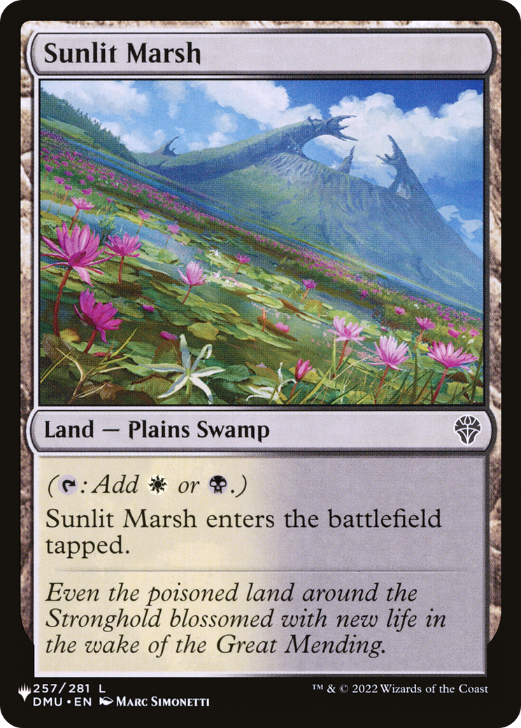 Sunlit Marsh (LIST-257/281) - The List