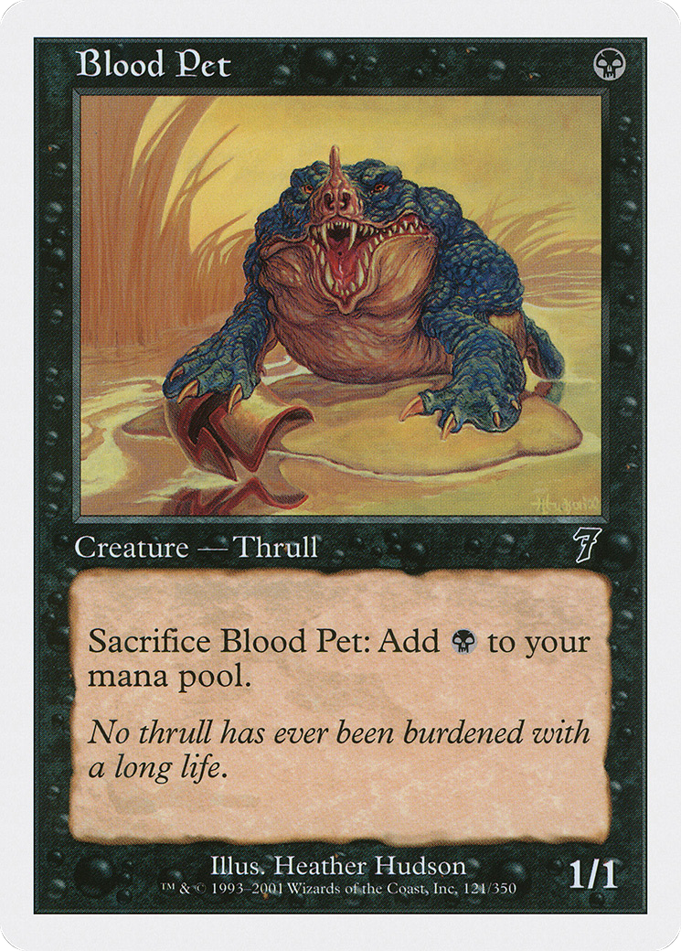 Blood Pet (7ED-121) - Seventh Edition