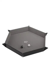 Gamegenic-Magnetic-Dice-Tray-Hexagonal-Pink-Folded