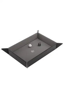 Gamegenic-Magnetic-Dice-Tray-Rectangle-Grey-Folded