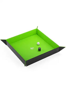 Gamegenic-Magnetic-Dice-Tray-Square-Green-Folded
