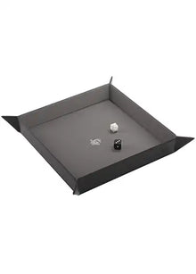 Gamegenic-Magnetic-Dice-Tray-Square-Grey-Folded