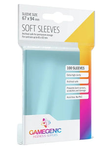 Gamegenic-Soft-Sleeves-Pack-Of-100