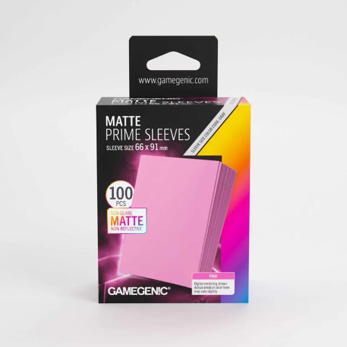 Gamegenic Matte Prime Sleeves Pink