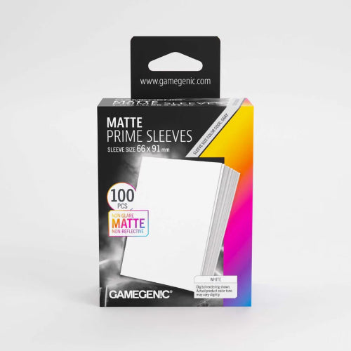 Gamegenic Matte Prime Sleeves White