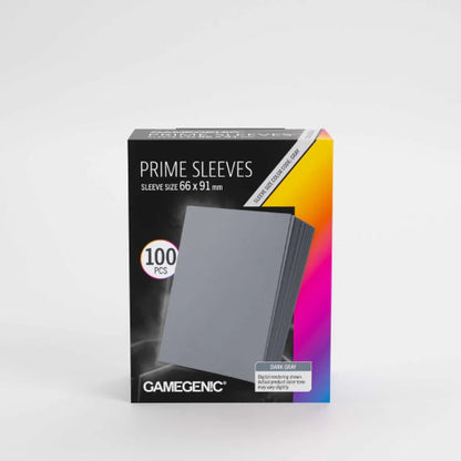 Gamegenic Prime Sleeves Dark Grey
