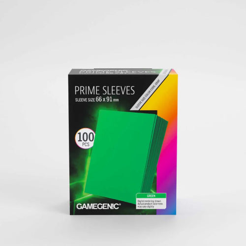 Gamegenic Prime Sleeves Green