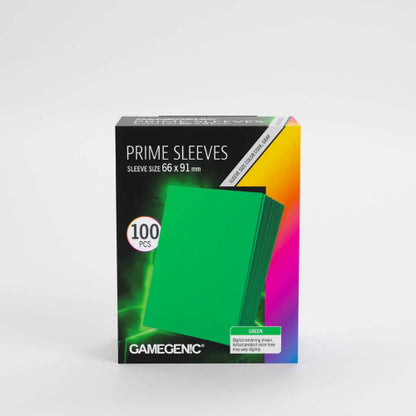 Gamegenic Prime Sleeves Green