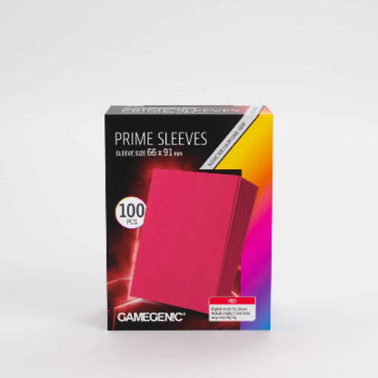 Gamegenic Prime Sleeves Red