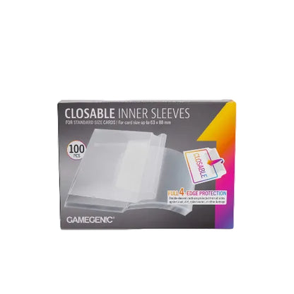 Gamegenic closable inner sleeves
