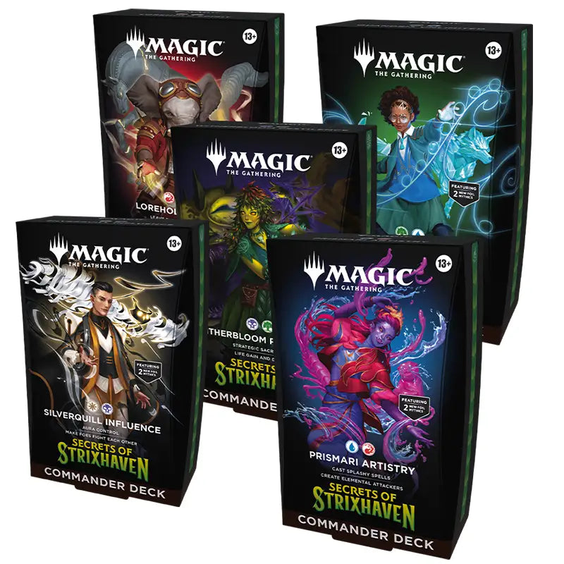 MTG: Secrets Of Strixhaven - Commander Decks (Set of 5)
