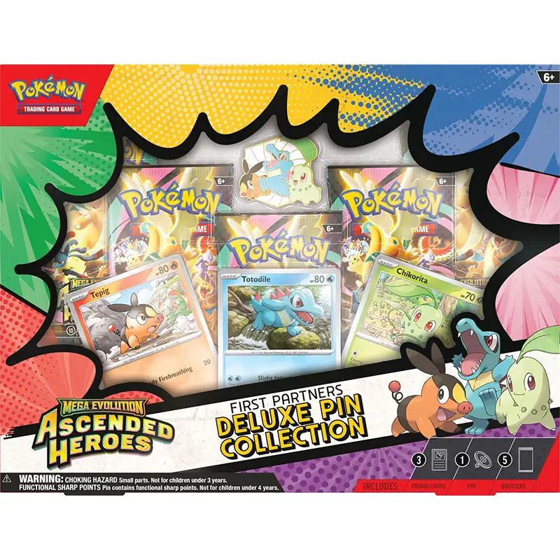 Pokemon TCG: Ascended Heroes ME2.5 - First Partner Deluxe Pin Collection