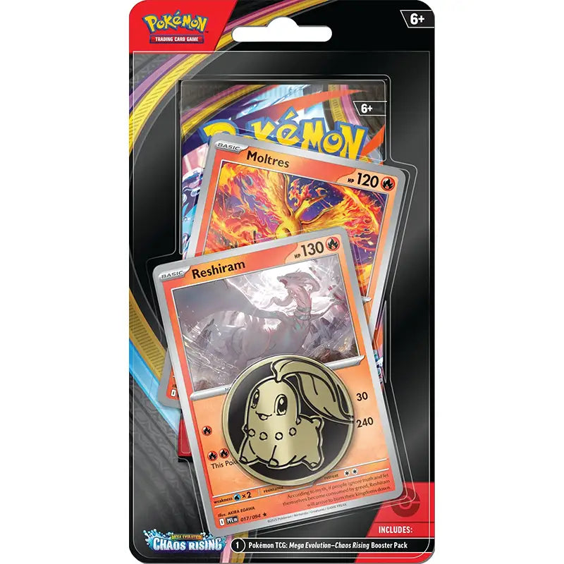 Pokemon TCG: Chaos Rising ME04 - Checklane Blister (Reshiram)