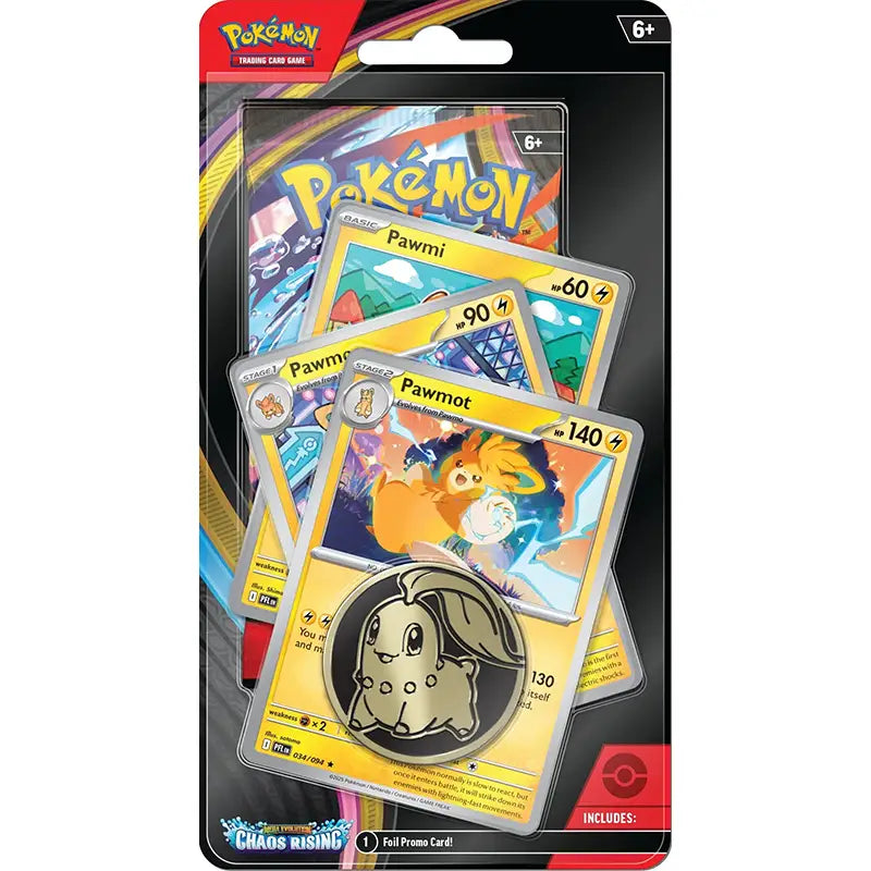 Pokemon TCG: Chaos Rising ME04 - Premium Checklane Blister (Pawmot)