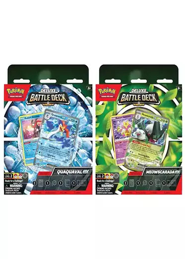 Pokemon TCG: Deluxe Battle Decks - Quaquaval ex/Meowscarada ex - Set of 2