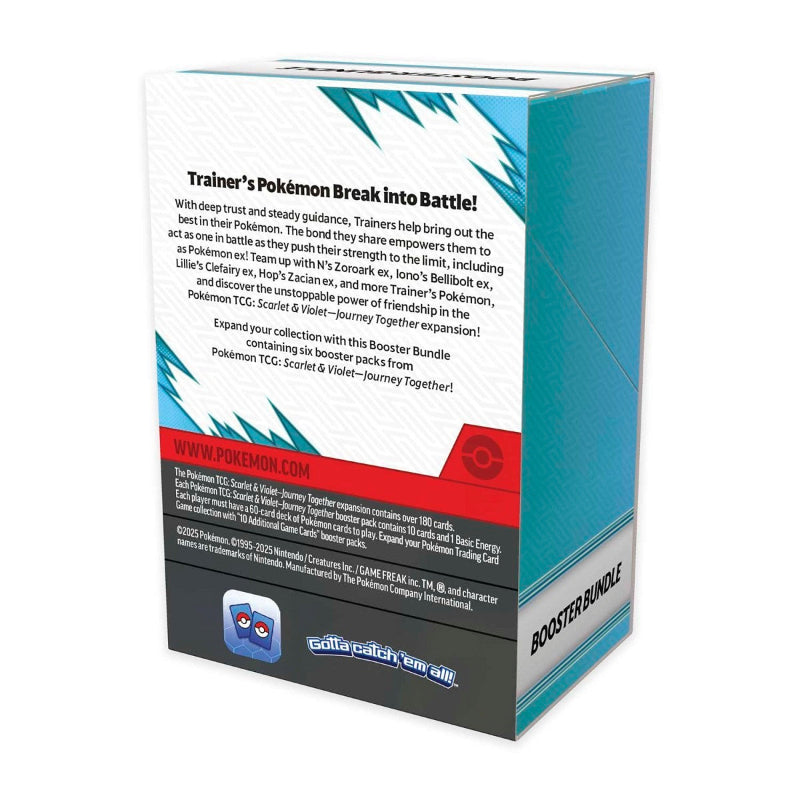 Pokémon trading Journey Together booster bundle packaging