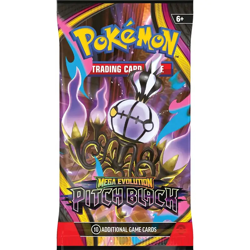 Pokémon pitch black pack with Mega Chandelure artwork