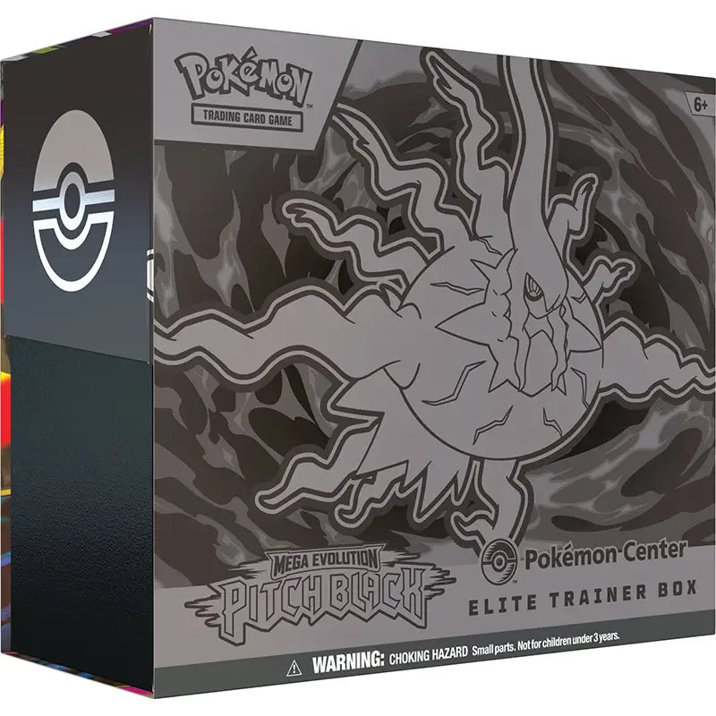 Pokémon Pitch Black Elite Trainer Box with Mega Darkrai artwork