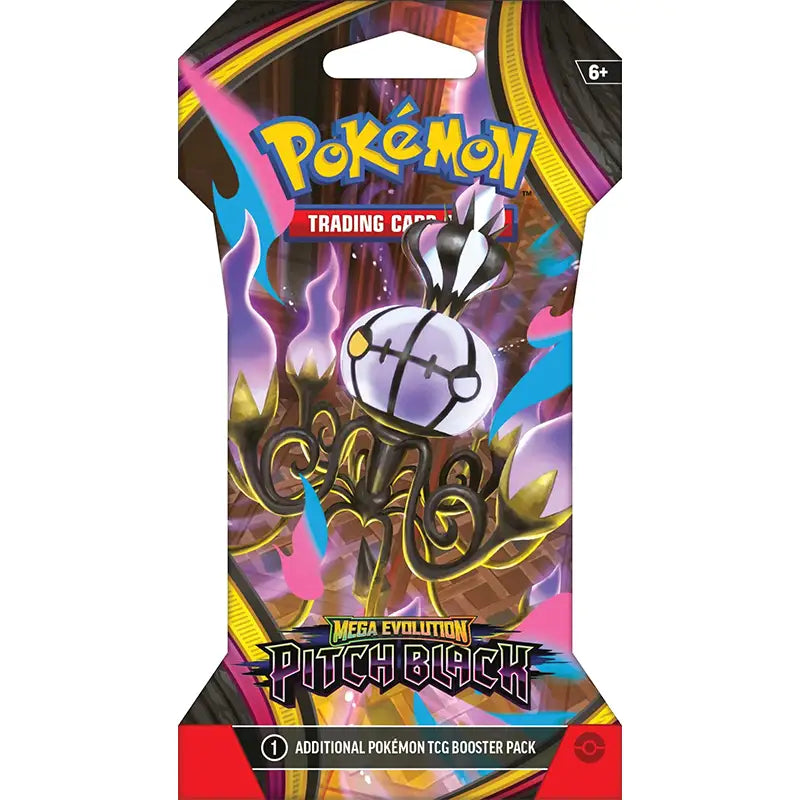 Pokémon pitch black pack with Mega Chandelure artwork