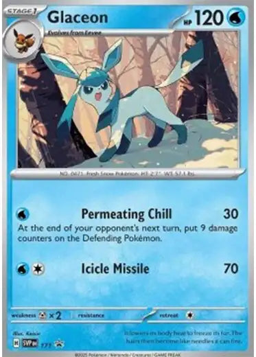 Pokemon TCG: Prismatic Evolutions - Glaceon Promo SVP171