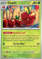 Pokemon TCG: Dipplin TWM 018/167 Holo Card