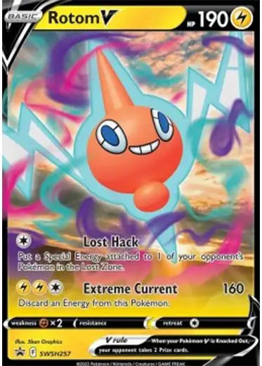 Pokemon TCG: Rotom V SWSH257 Promo Card