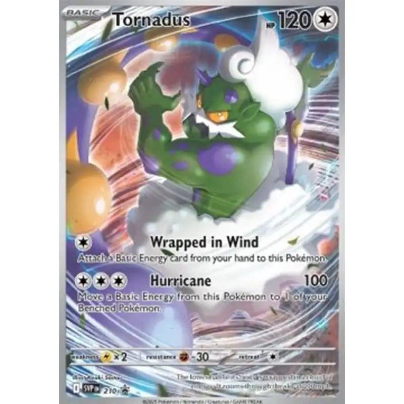 Pokemon TCG: Tornadus 210  - Holofoil SV Scarlet & Violet Sealed Promo Inc. Dividers