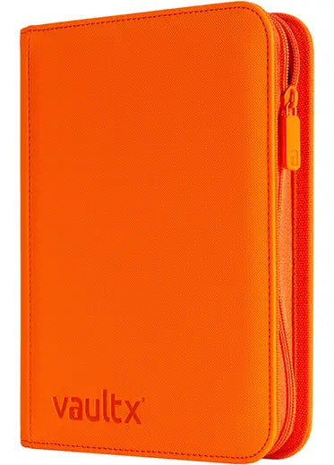 Vault X: 4-Pocket Exo-Tec Zip Binder Just Orange