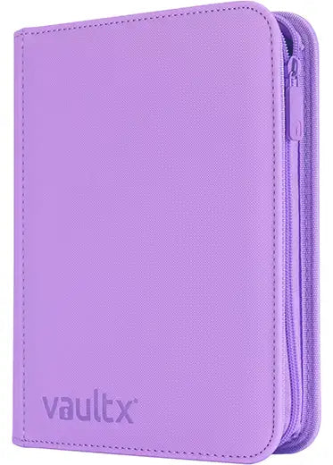 Vault X: 4-Pocket Exo-Tec Zip Binder Just Purple
