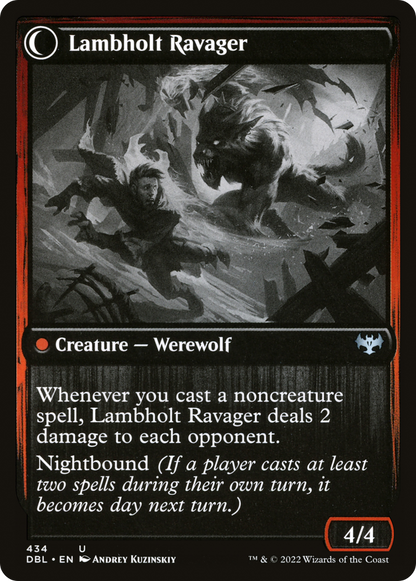 Lambholt Raconteur (DBL-434) - Innistrad: Double Feature: (Double Faced Transform)