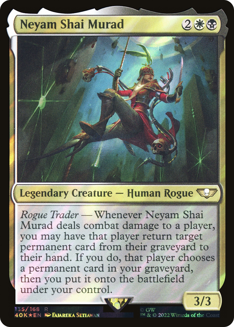 Neyam Shai Murad (Surge Foil) (40K-135★) - Warhammer 40,000 Commander Foil