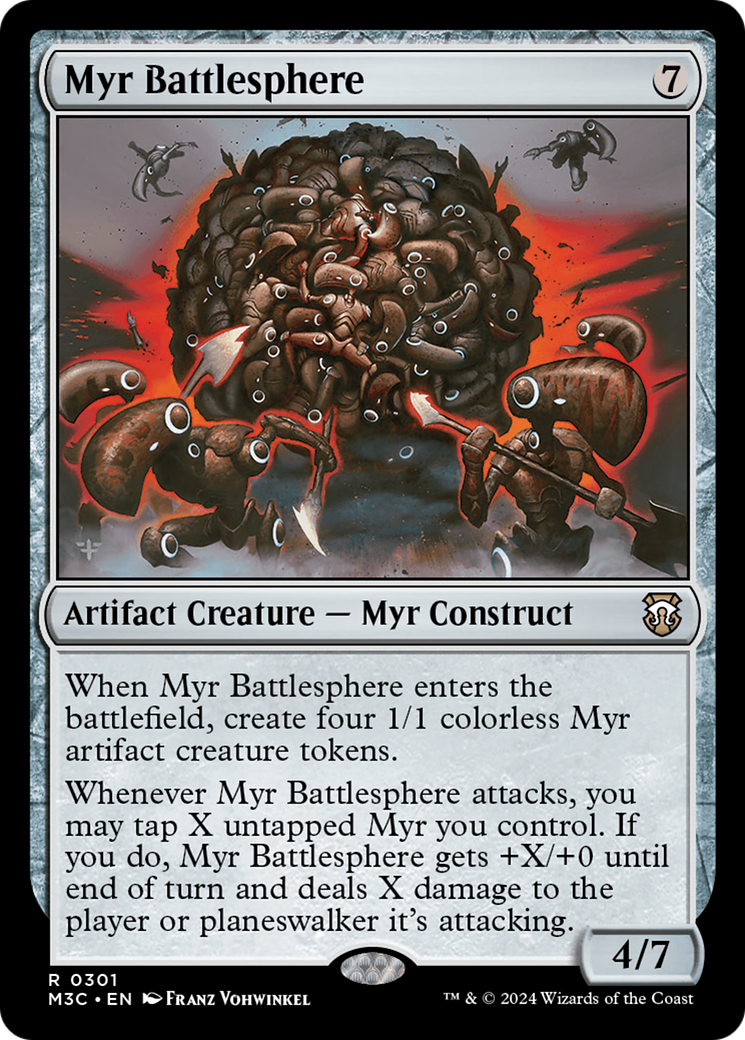 Myr Battlesphere⁣ - Commander: Modern Horizons 3⁣ (Rare)⁣ [301]