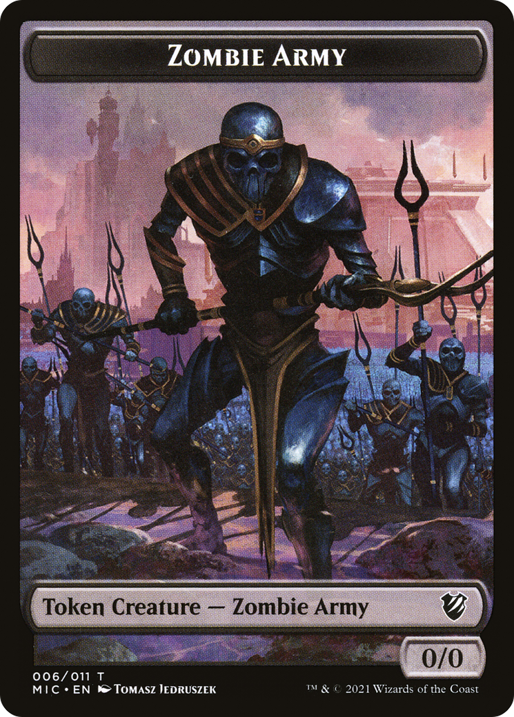Zombie Army (TMIC-006) - Midnight Hunt Commander Tokens