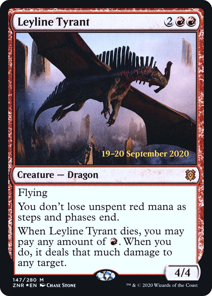 Leyline Tyrant (PRE-147S) - Zendikar Rising Promos Foil